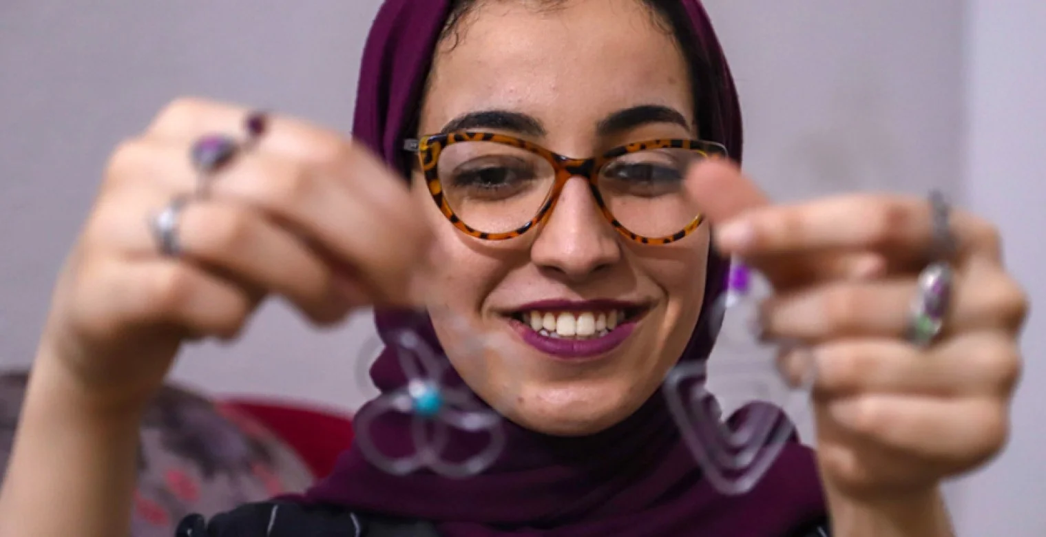 صانعة الاكسسوارات "فرح" : الفكرة صغيرة والطموح كبير