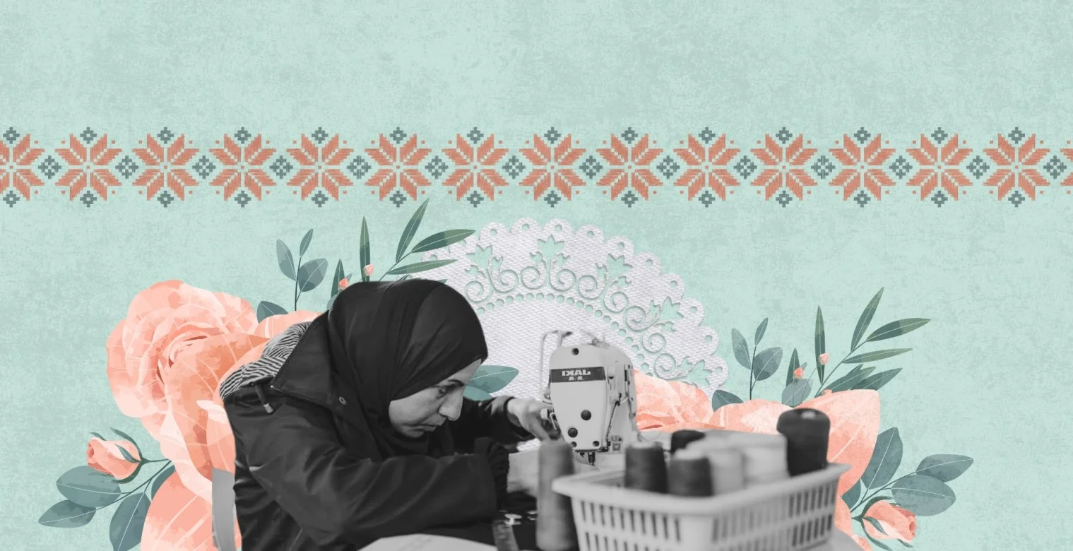 بنجاة آلة وحيدة: ولاء تستأنف صناعة الأزياء 