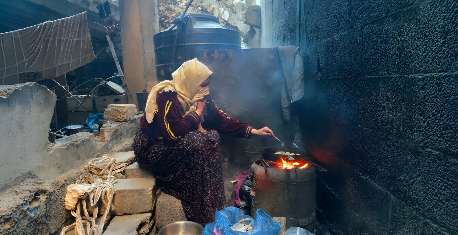 نساء غزة بين النزوح وصمت الاحتراق النفسي