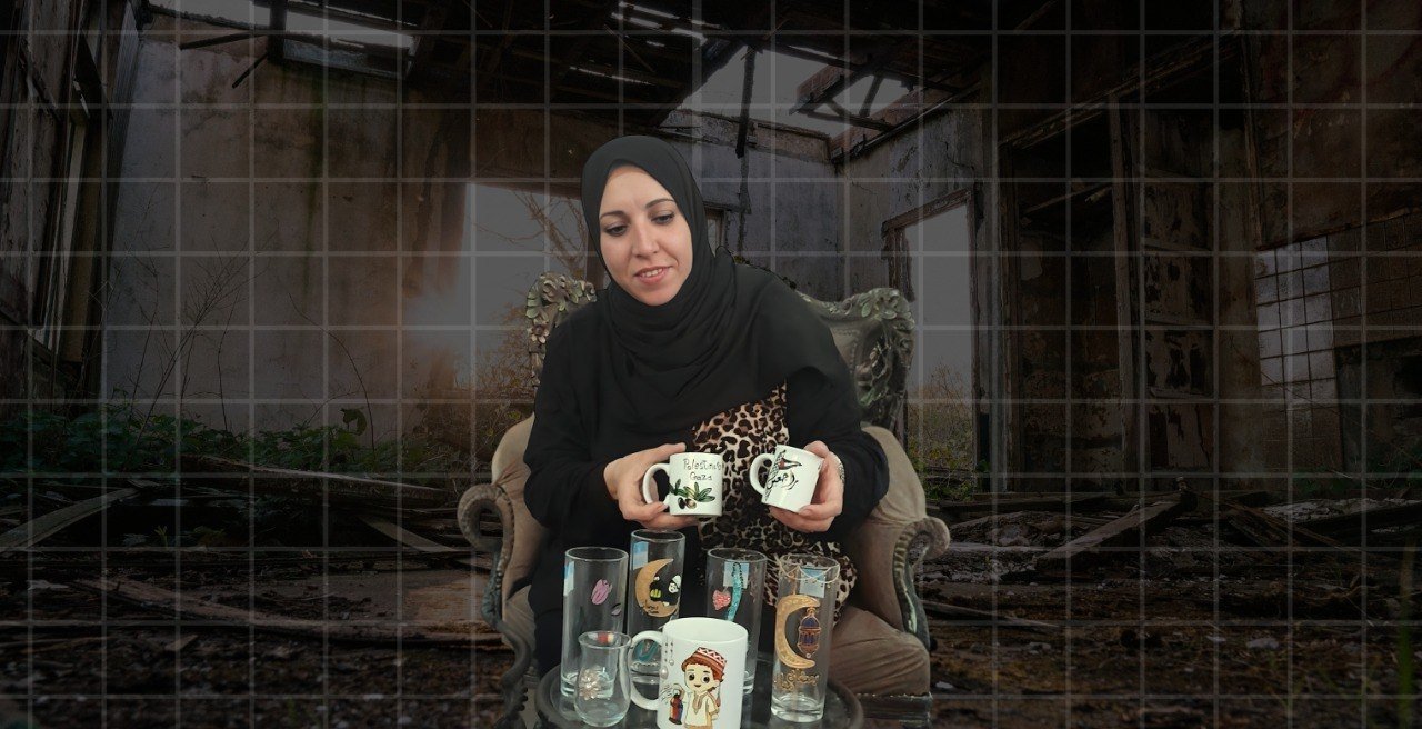 عن صانعة المشغولات اليدوية التي لم تستسلم للحرب