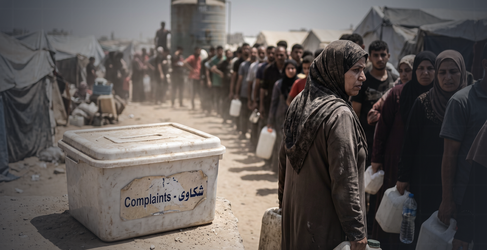 لماذا لا يستخدم النازحون قنوات الشكاوى في غزة؟