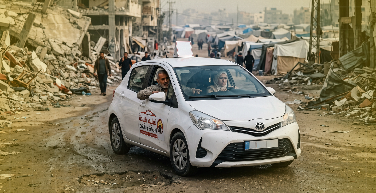 رخص القيادة تعود وسط طرق مدمّرة