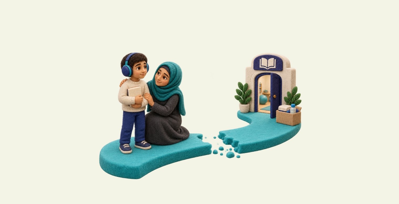 أين أطفال طيف التوحد من الخدمات الإغاثية؟